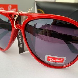 N11 Rayban 4125 Red Black Sunglasses